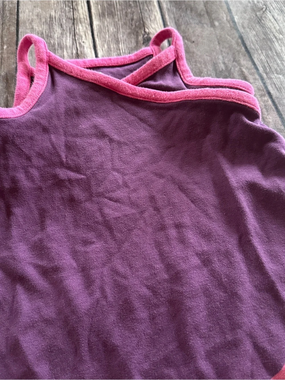 Tea purple tank dress fair light pilling 12/18